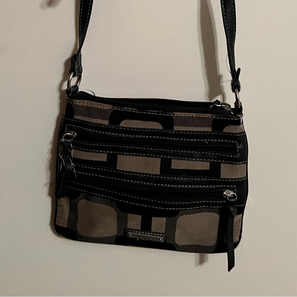 Nine West Black and Brown Woman’s Crossbody Bag